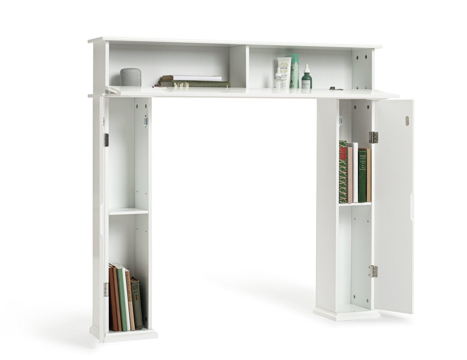 Habitat Fireplace Surround with Storage - White