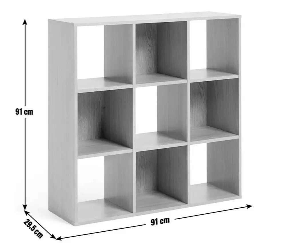 Squares 9 Cube Storage Unit - Grey