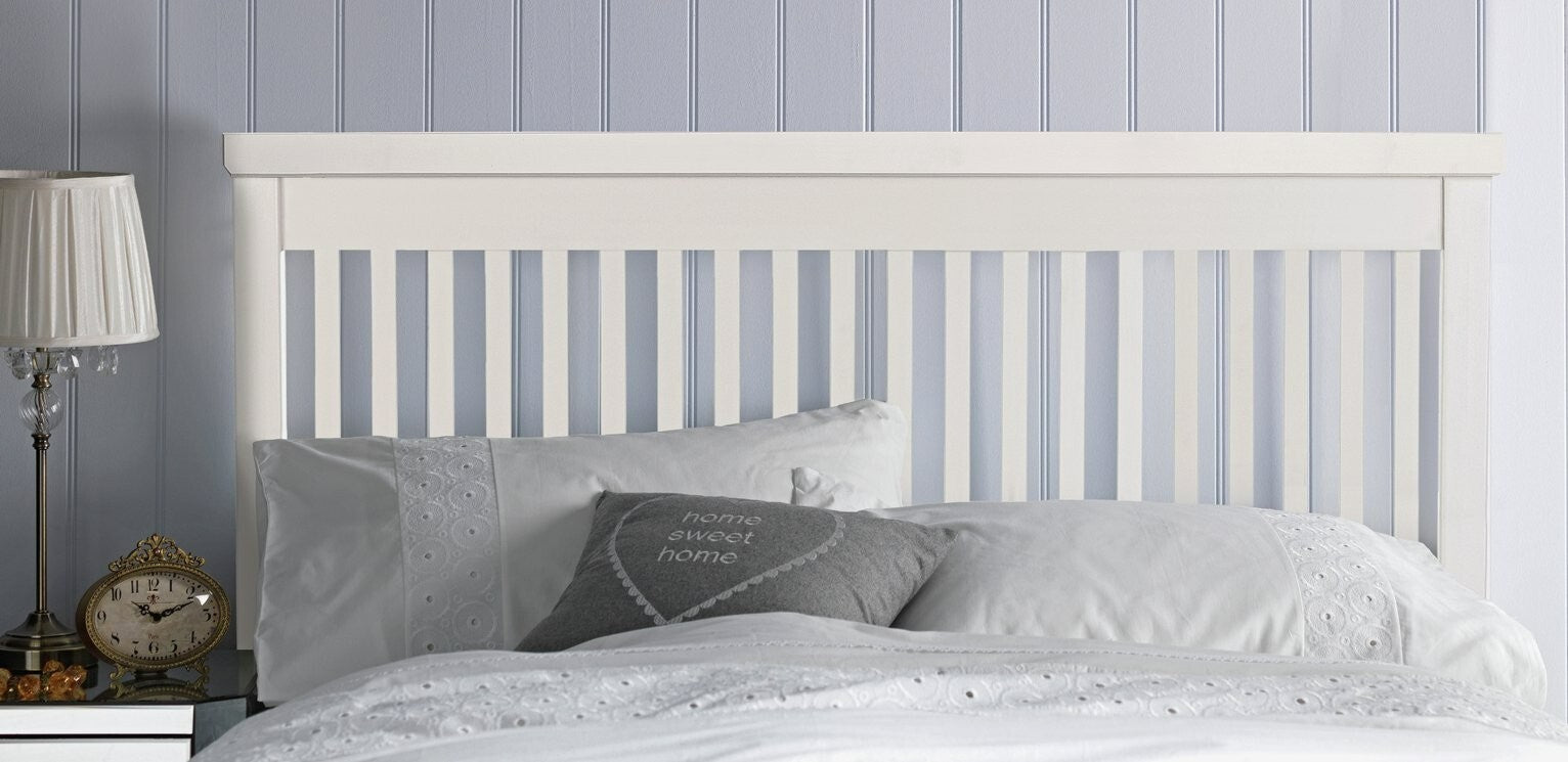 Home Aubrey Single Headboard - White