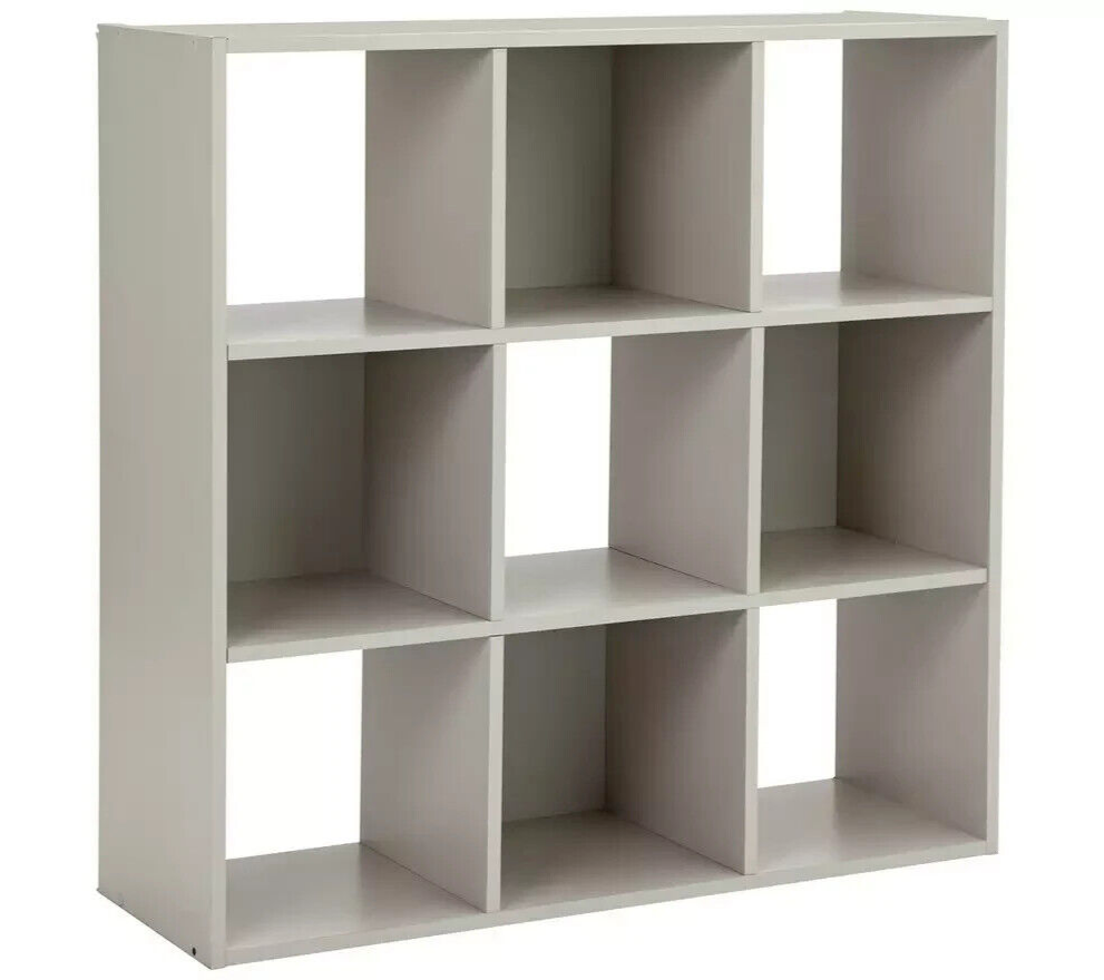 Squares 9 Cube Storage Unit - Grey