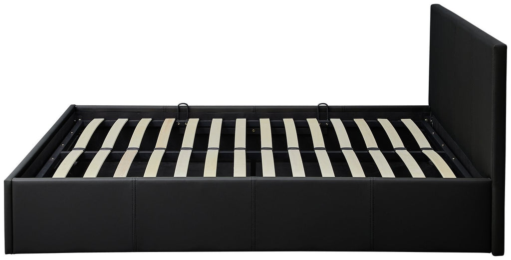 Lavendon Small Double Side Open Ottoman Bed-Black ( B Grade 52751 - 52752 )