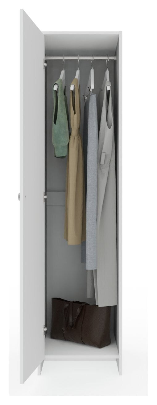 Seville 1 Door Wardrobe - White ( B Grade  )