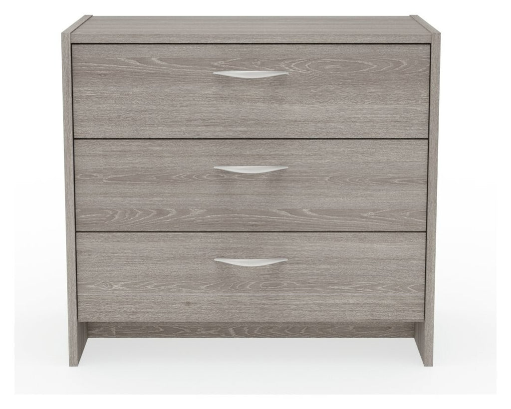 Seville 2 Piece 1 Door Wardrobe Set - Grey & Oak