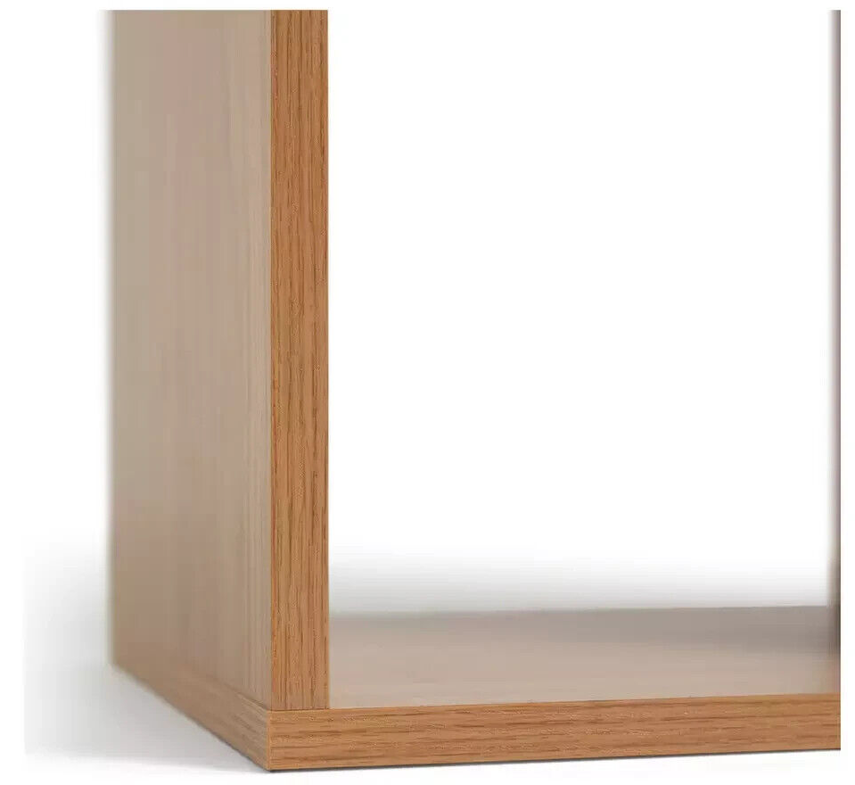 Habitat Home Squares 9 Cube Storage Unit - Oak Effect | Organizer Storage