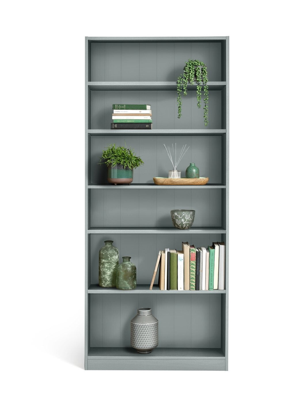 Maine Bookcase - Grey ( B Grade 39229 )