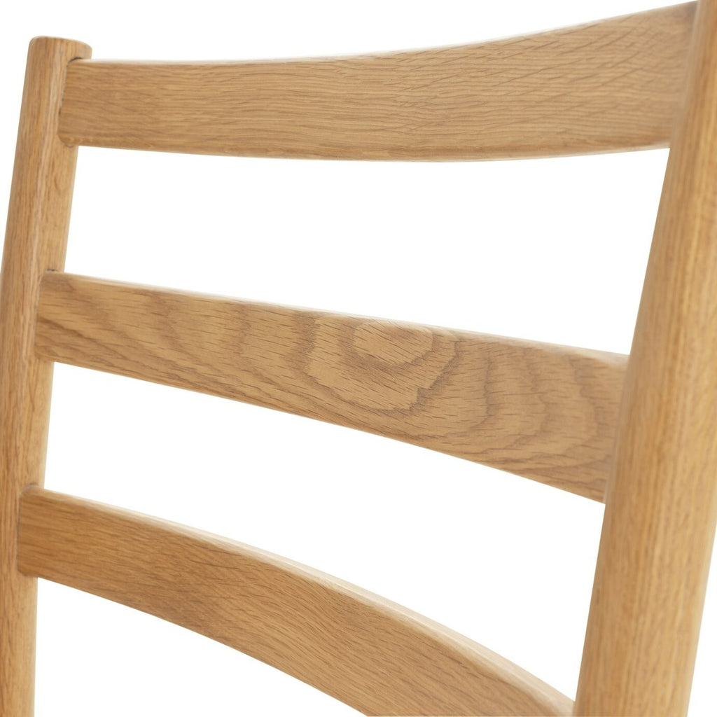 Habitat Laurie Solid Oak Lounge Chair - Natural