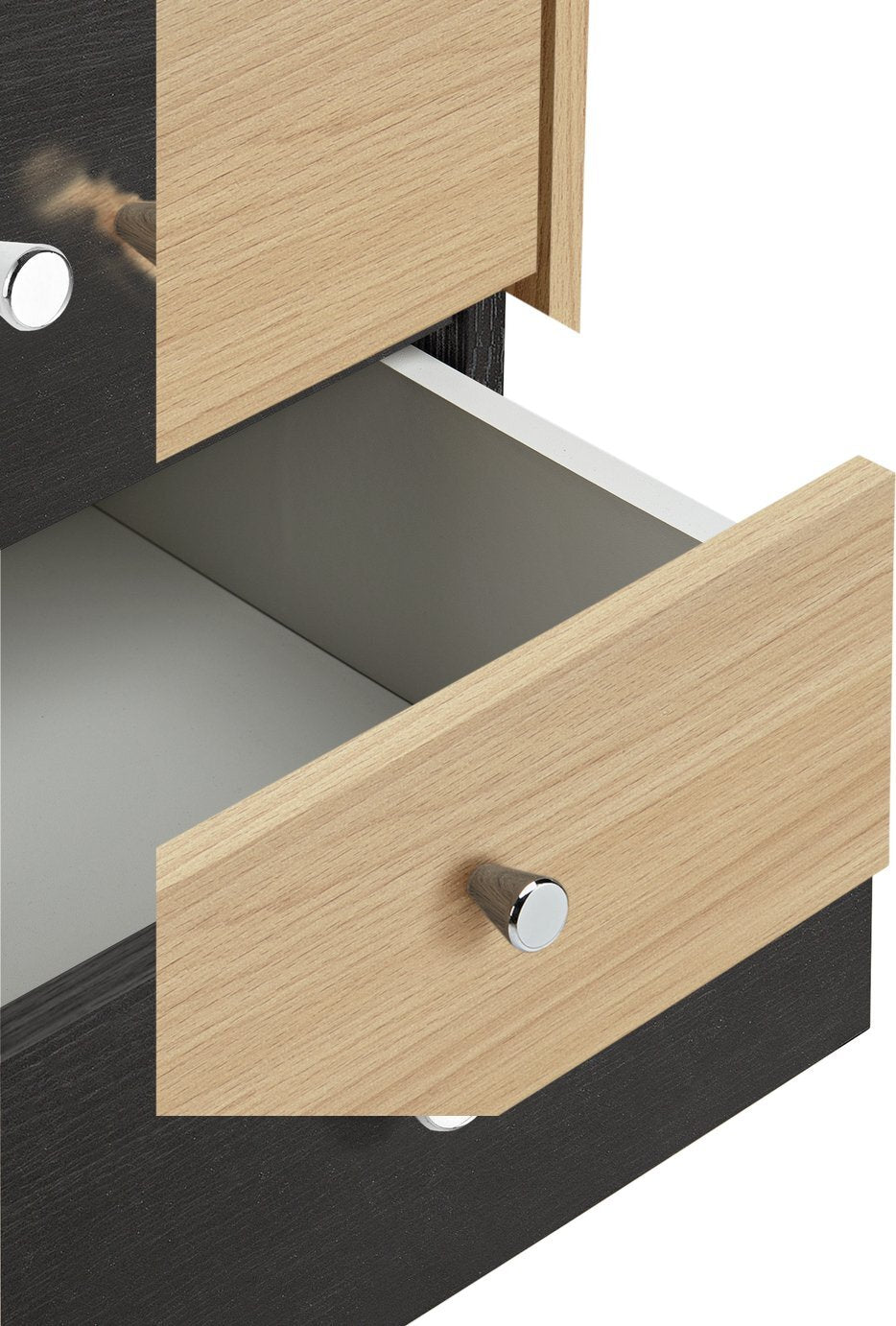 Malibu 5+2 Drawer Chest of Drawers - Beech Effect