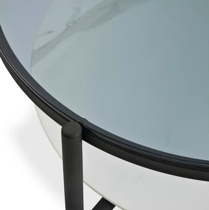 Habitat Mist Coffee Table - Black & White