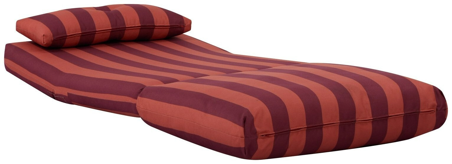 Lexi Single Fabric Chairbed - Red
