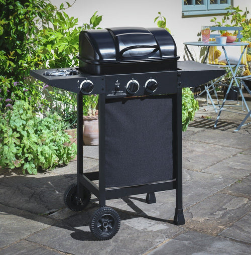 2 Burner Gas BBQ with Side Burner