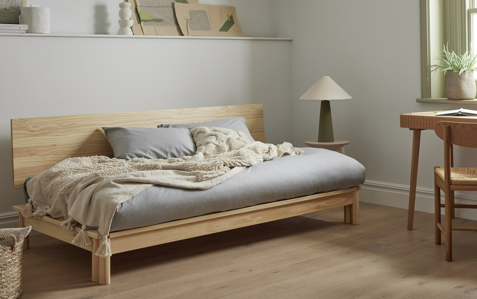 Akio Guest Bed Frame - Natural