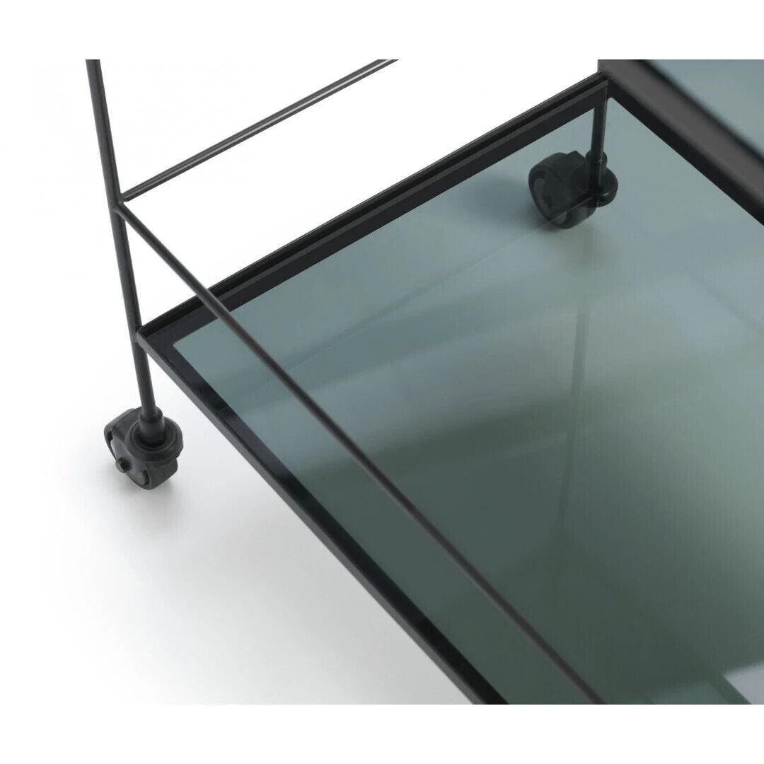 Habitat Monroe Drinks Trolley - Black