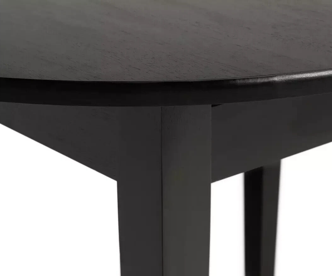 Banbury Extending Solid Wood Dining Table - Black