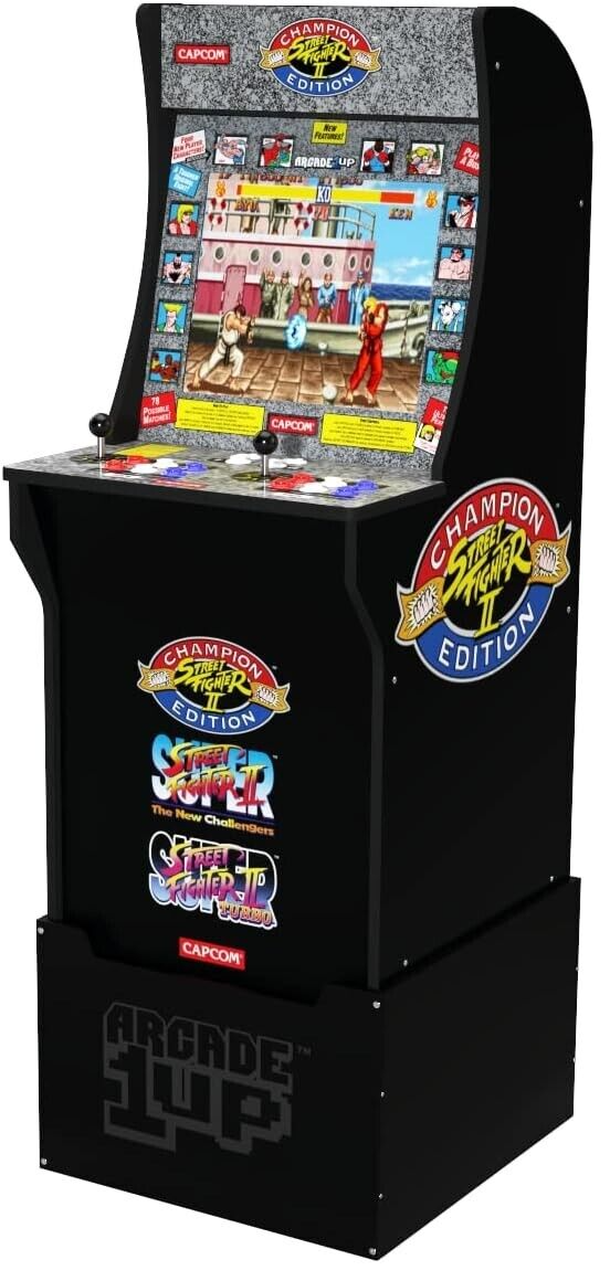 Arcade1UP 3 in 1 Street Fighter Arcade Machine (S)