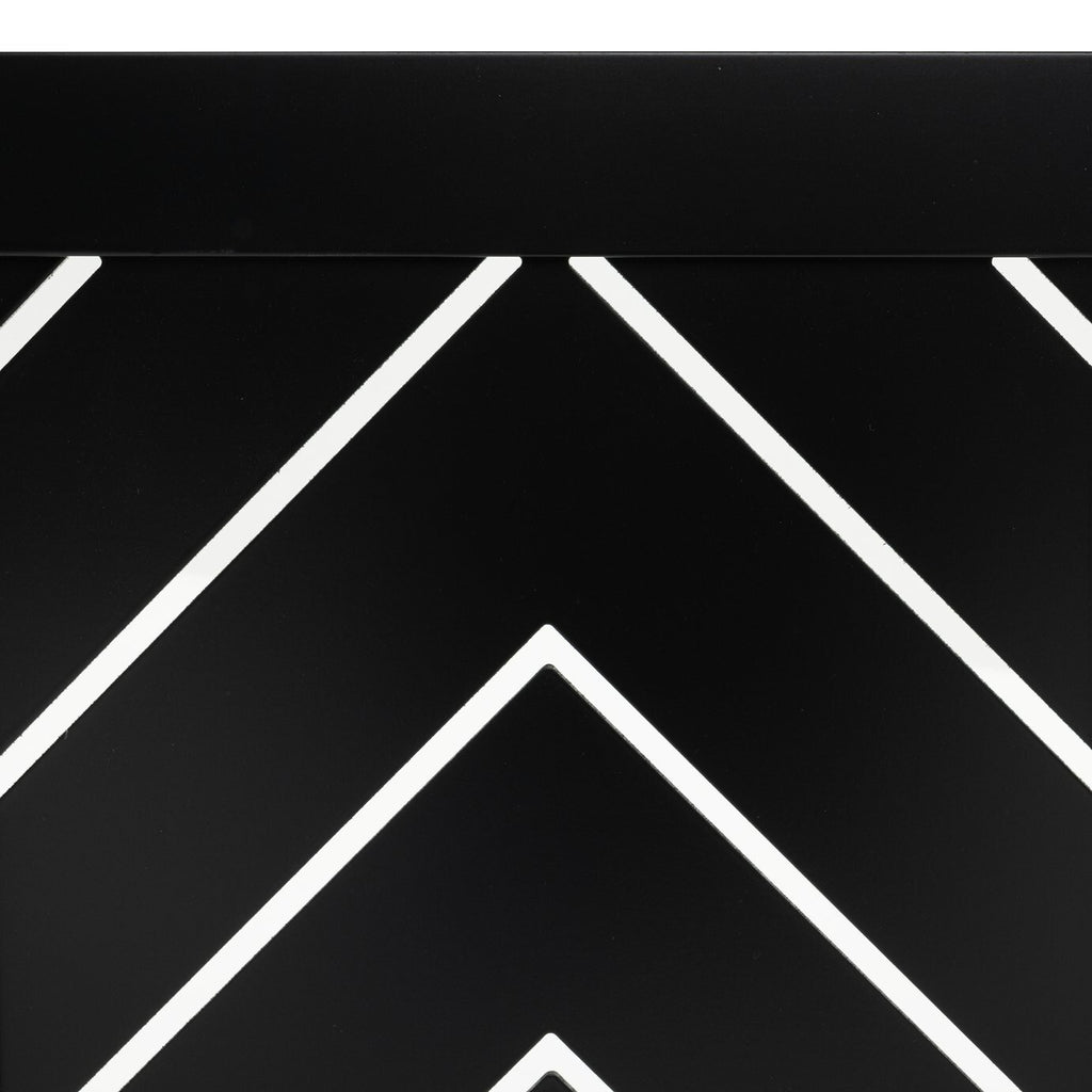 Habitat Chevron Mini Radiator Cover - Black