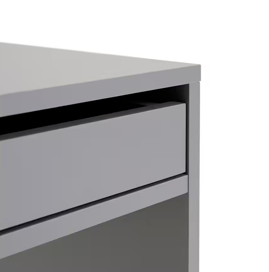 Pepper 2 Drawer Desk - Grey