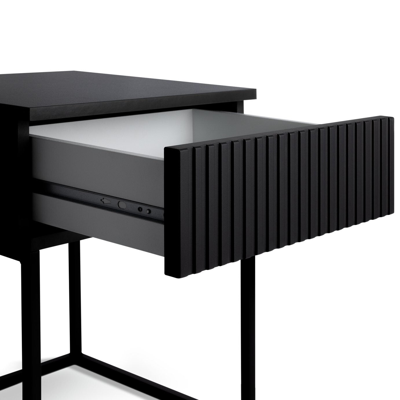 Digby 1 Drawer Bedside Table - Anthracite