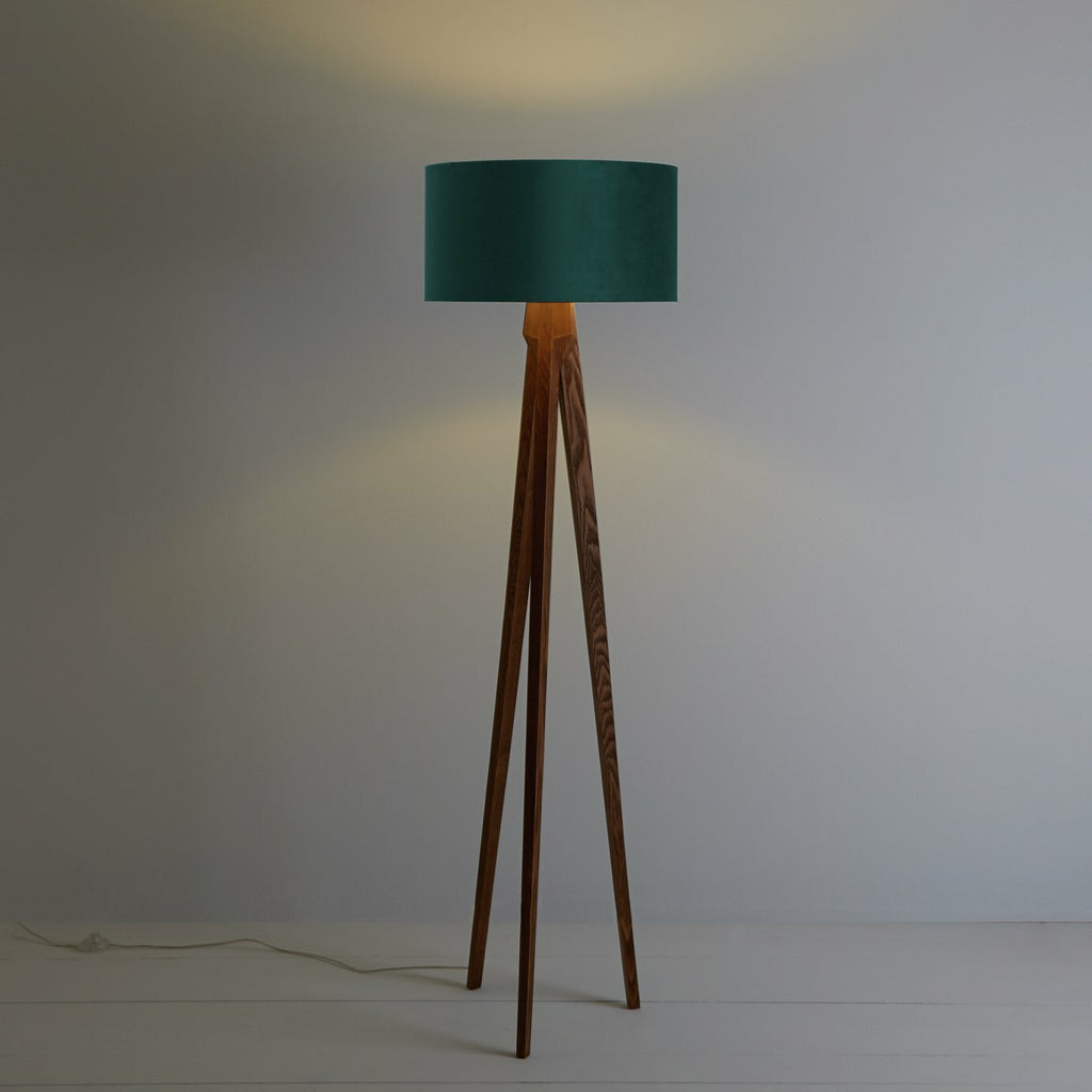 Tripod Floor Lamp Base - Walnut Stain