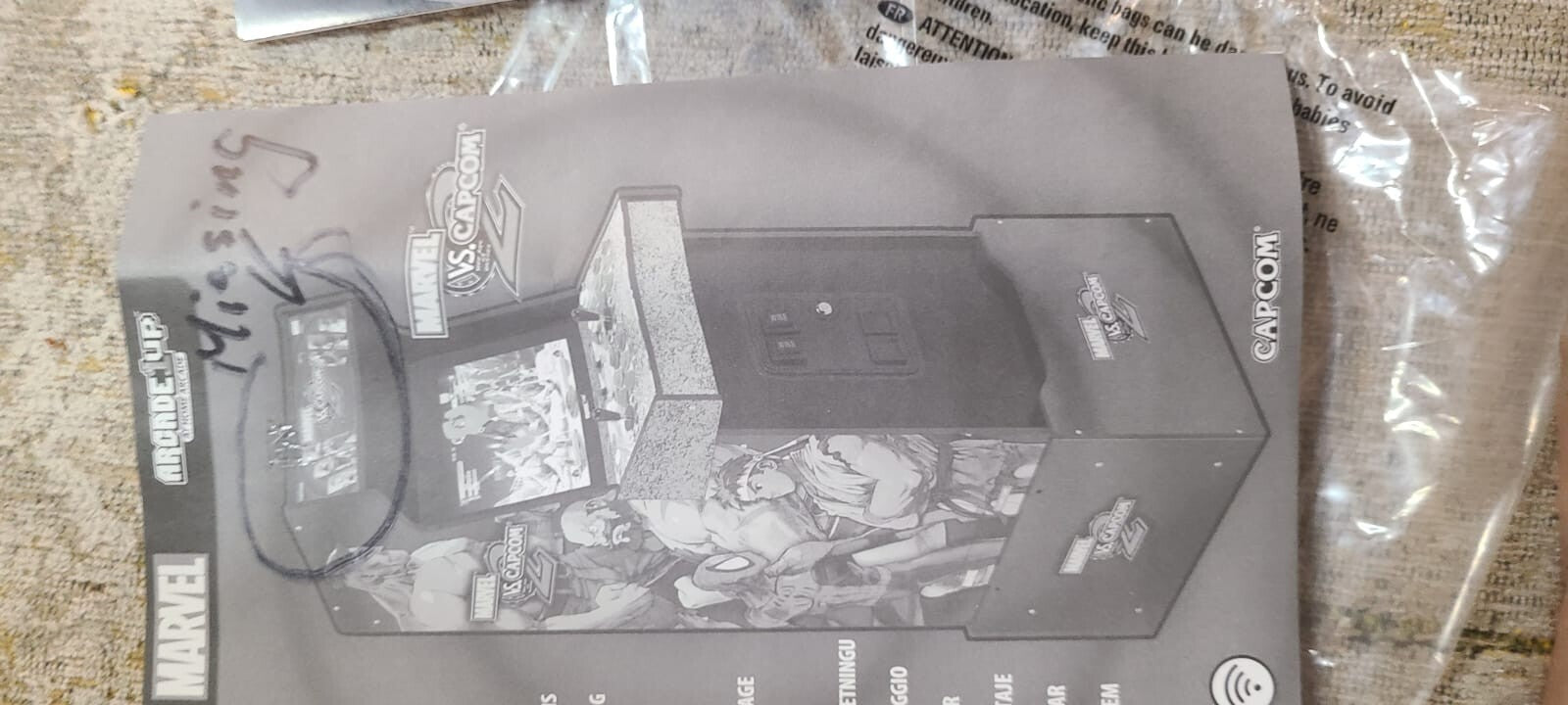 Arcade1Up Marvel vs Capcom 2 Arcade Machine ( B Grade 11791 )