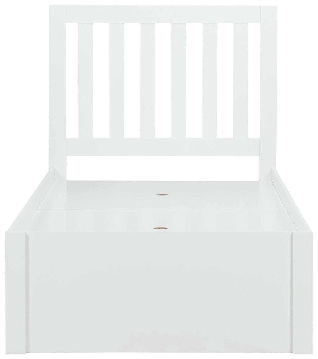 Birlea Appleby Single Wood Effect Bed Frame - White