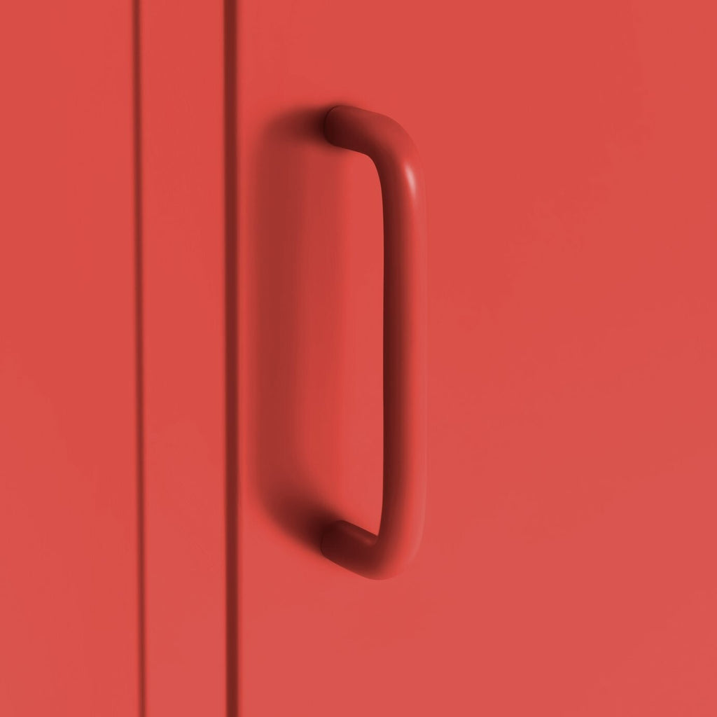 Habitat Tall 1 Door 4 Shelf Locker -Red