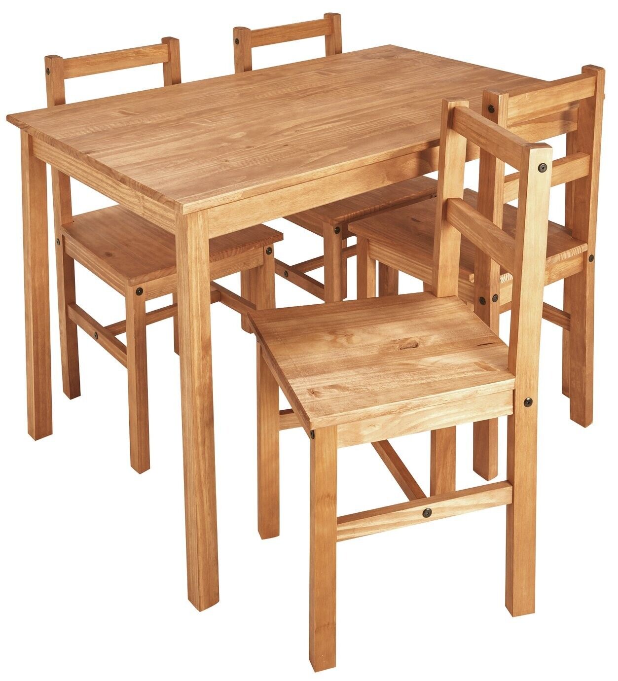 Raye Solid Wood Dining Table & 4 Chairs ( B Grade 17391 - 17397 )
