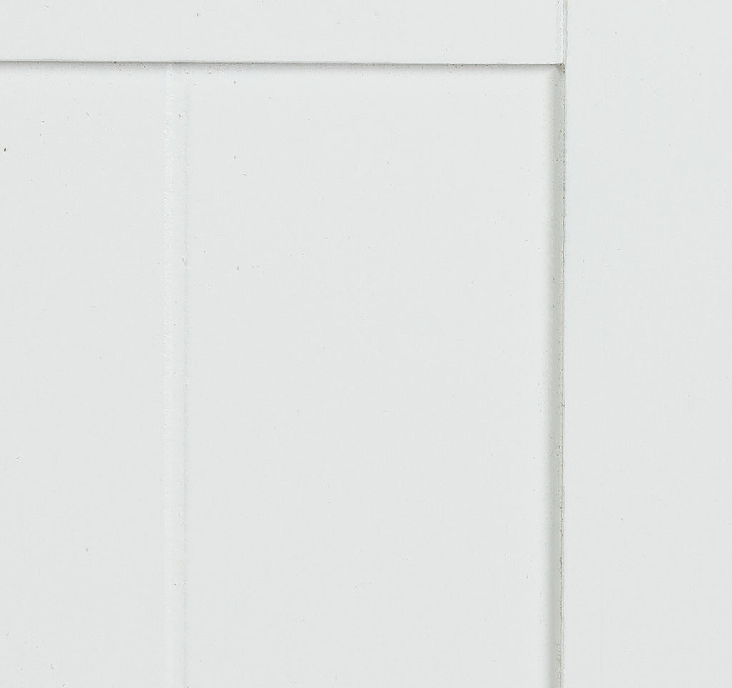 Tongue & Groove Tallboy - White | Slim Storage Cabinet for Bedroom or Bathroom