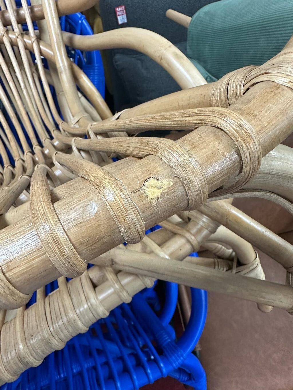 Habitat Wyatt Rattan Chair - Natural (S)