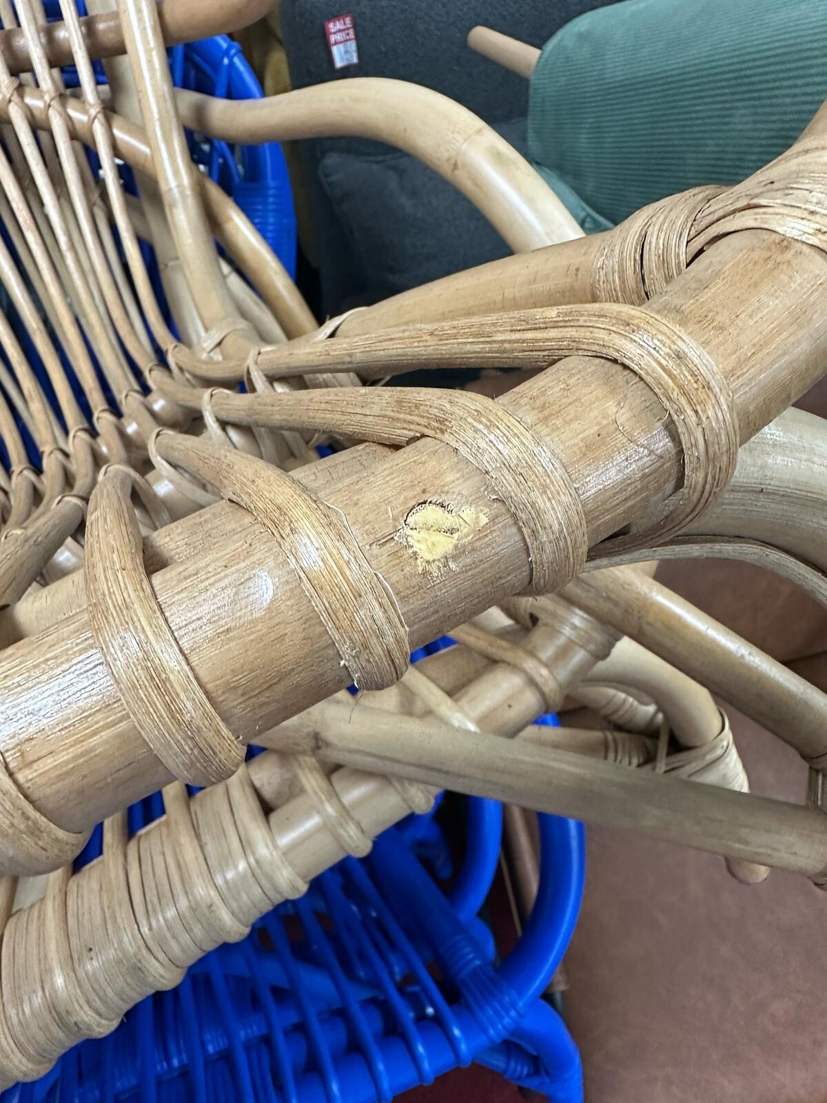 Habitat Wyatt Rattan Chair - Natural (S)