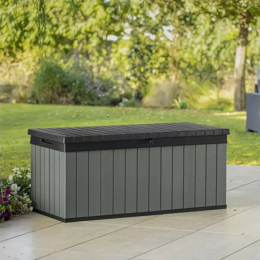 Keter Darwin 454L Outdoor Garden Storage Box - Green