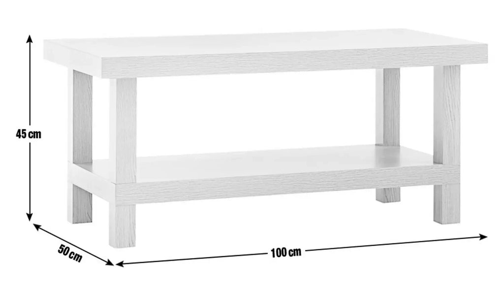 Stratford Chunky Coffee Table - Oak Effect