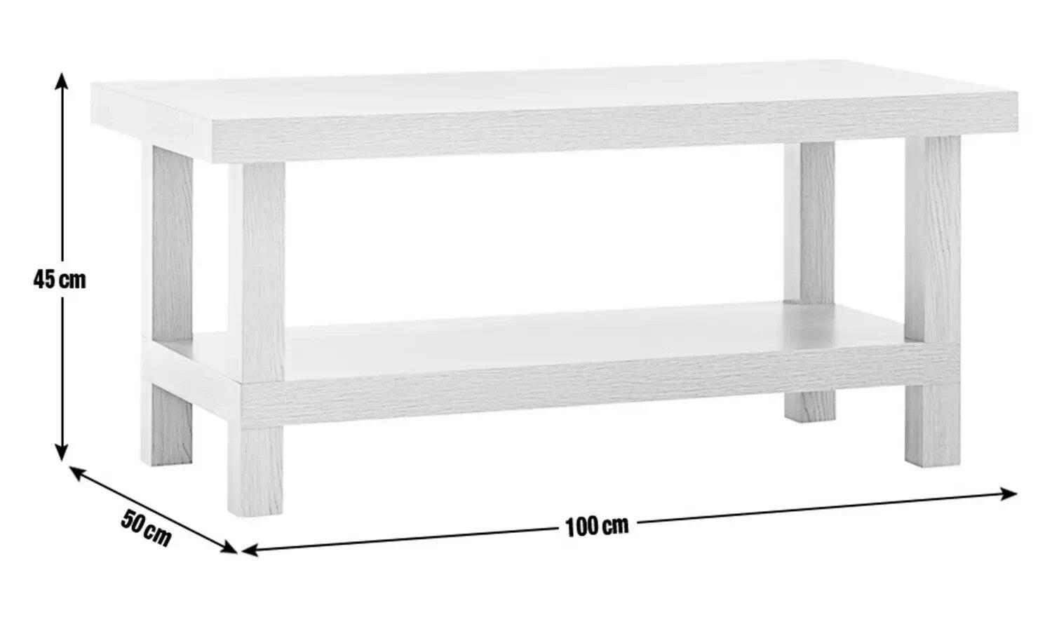 Stratford Chunky Coffee Table - Oak Effect