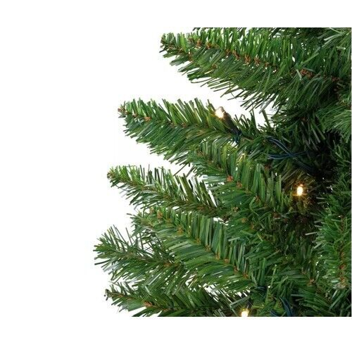 7ft Pre-Lit Green Spruce Artificial Christmas Tree ( B Grade 36314 )