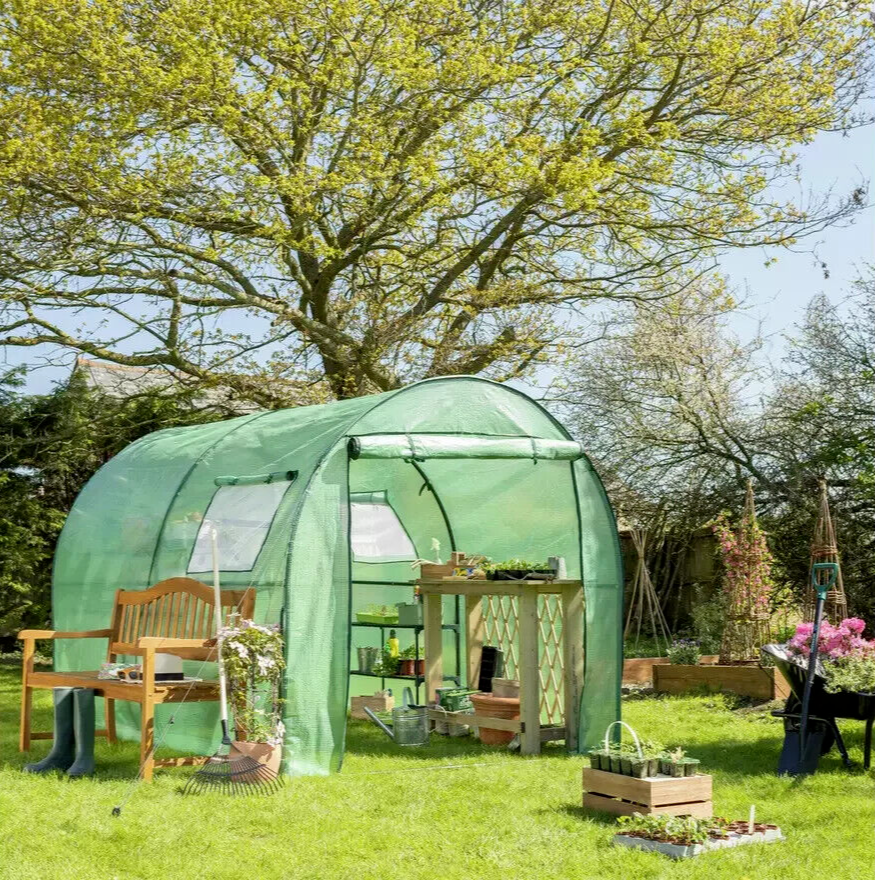 McGregor Garden Large Tunnel Greenhouse | Outdoor Plant Grow House Protection