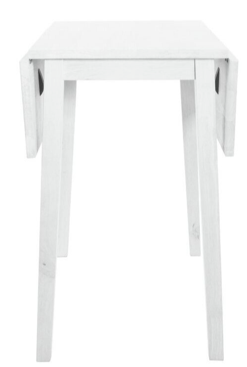 Home Kendal Solid Wood Dining Table & 4 White Chairs | Dining Set for Kitchen