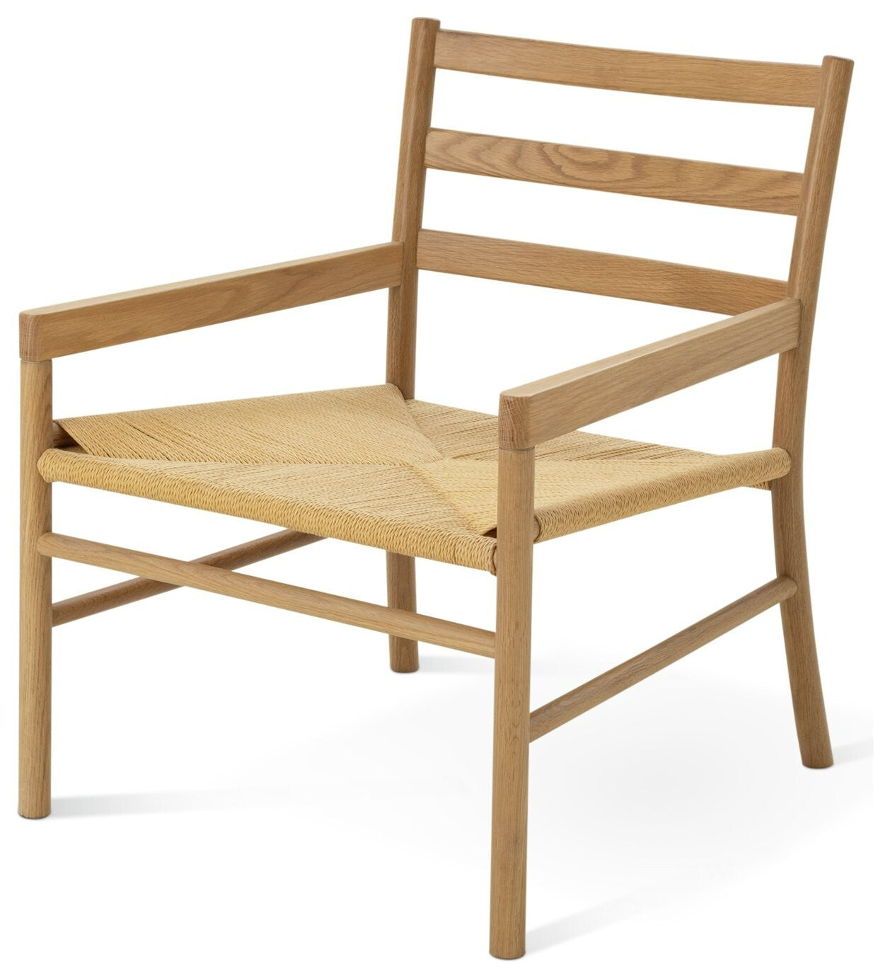 Habitat Laurie Solid Oak Lounge Chair - Natural