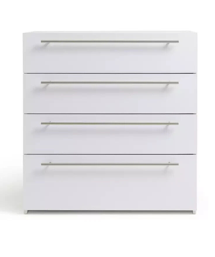 Habitat Atlas 4 Drawer Chest - White Gloss