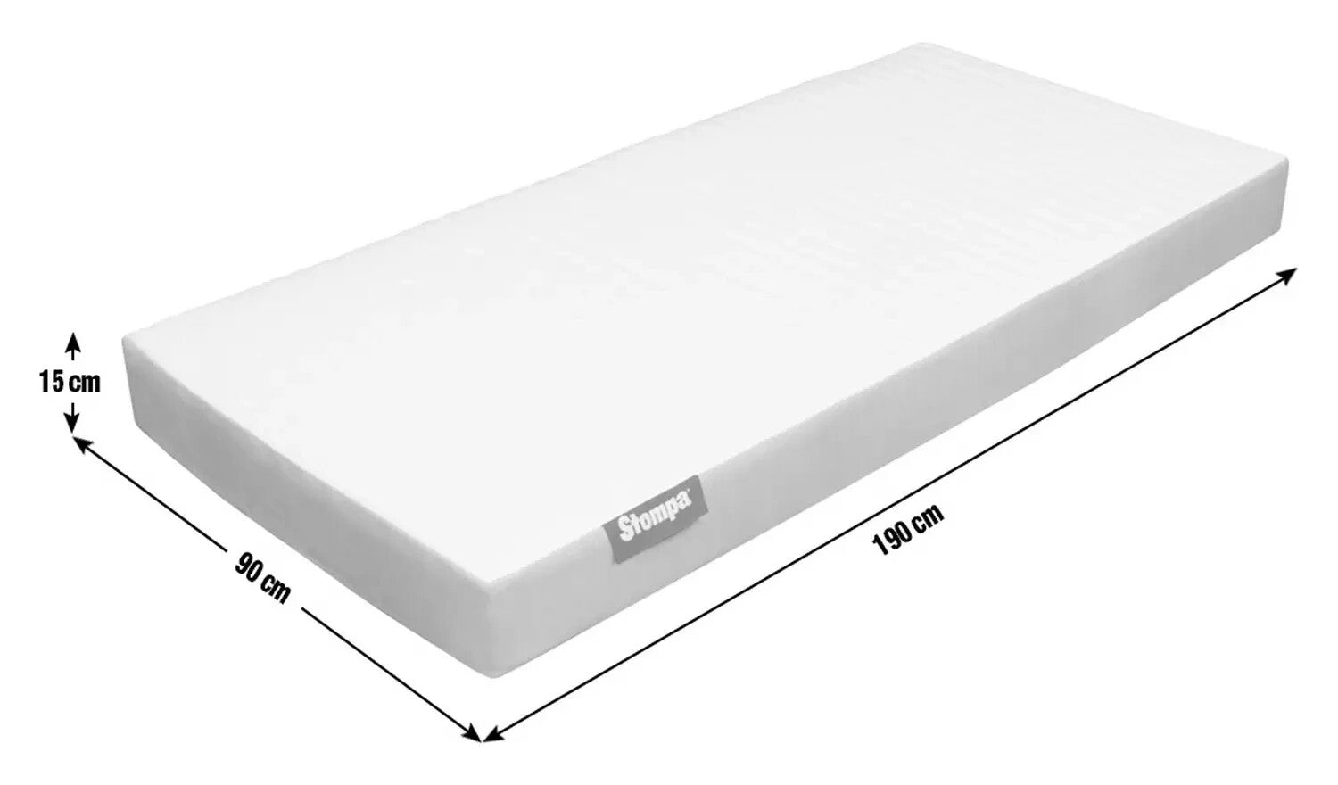 Stompa S Flex Air Flow Mattress - Single