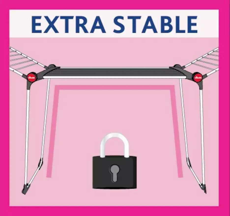 Vileda 30m Infinity Flex Indoor Airer
