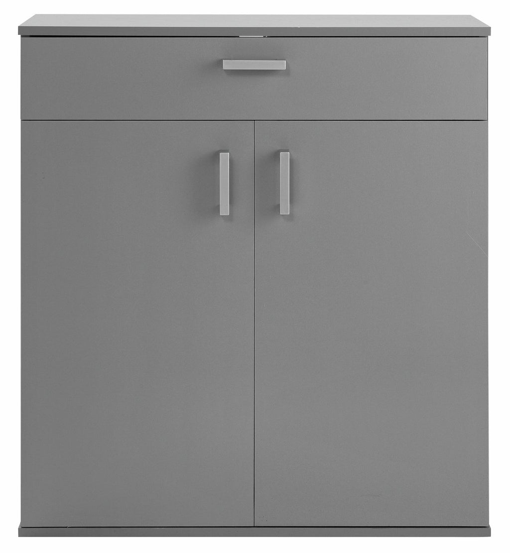 Home Venetia Shoe Storage Unit Grey | Compact Organizer for Hallway or Closet