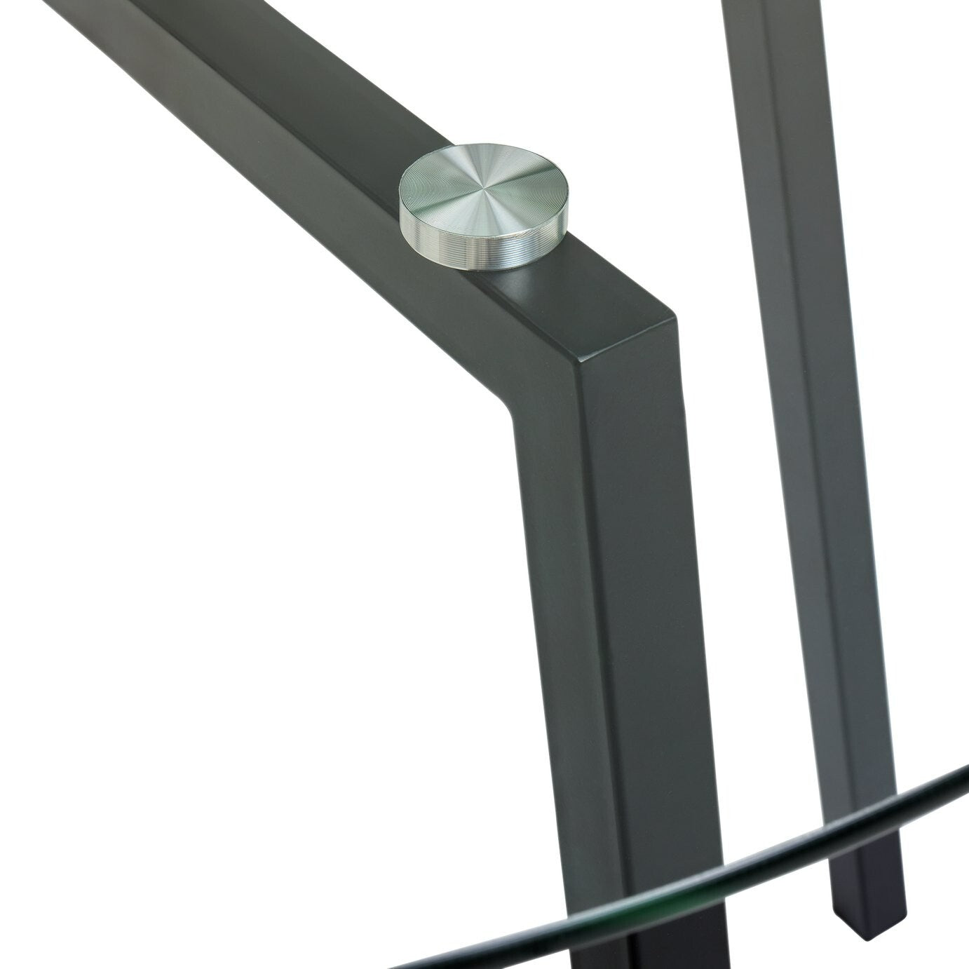 Home Fyra Black Dining Table & 4 Black Chairs