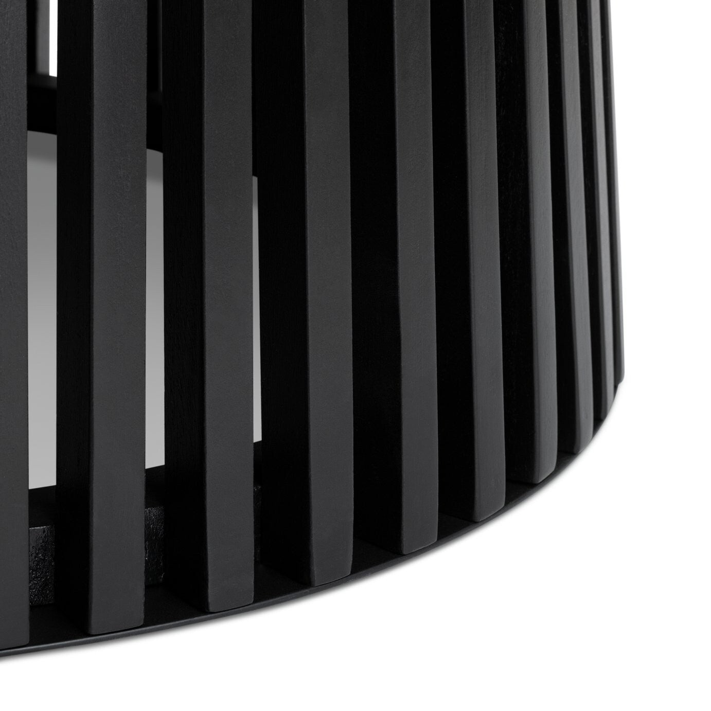 Habitat Jericho Round Coffee Table - Black | Modern Living Room Furniture Table