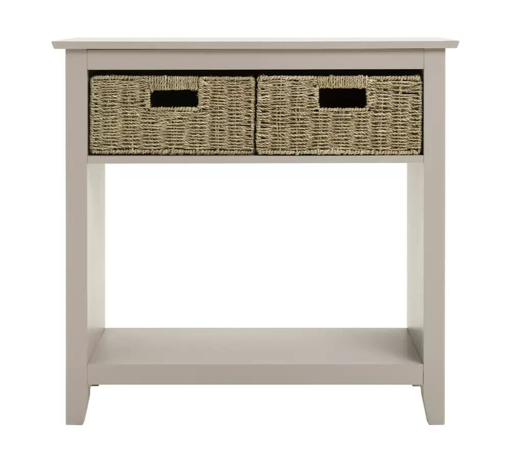 Willow 2 Drawer Unit - Grey