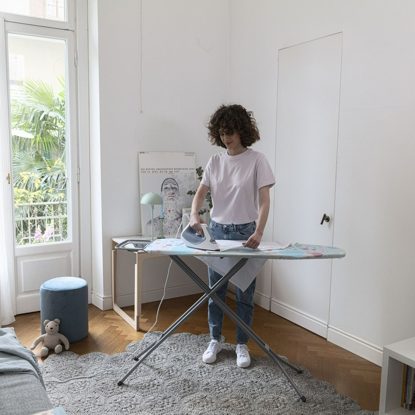 Vileda Star 120 x 38cm Child Safe Ironing Board - Blue | Ironing Table