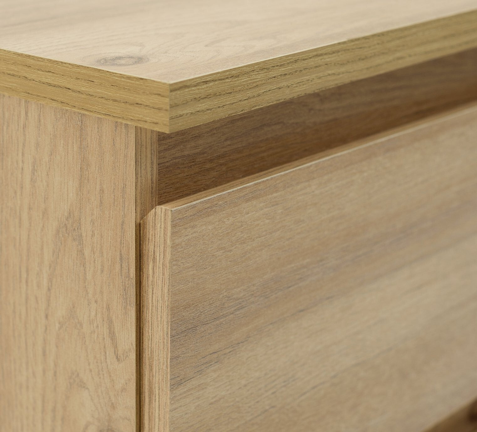 Habitat Jenson 3 Drawer Chest - Oak Effect | Bedroom Storage Unit for Clothes