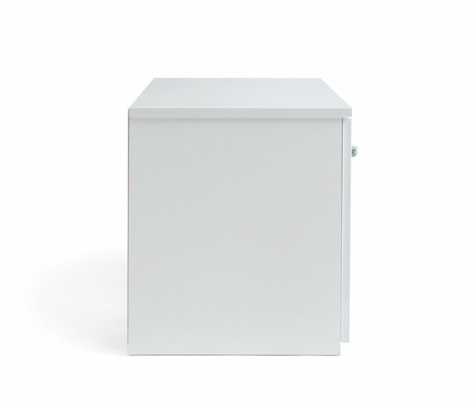 Hayward 2 Door Small TV Unit White Gloss | Modern TV Stand Storage Cabinet