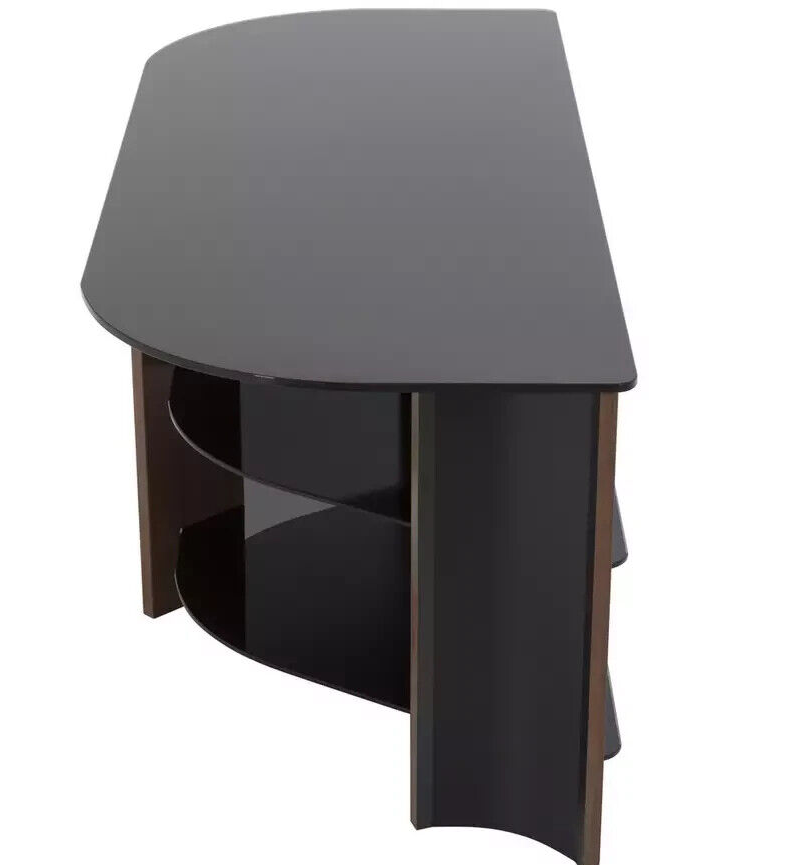 AVF Wood Effect Up to 55 Inch TV Corner Stand Black | Entertainment Furniture