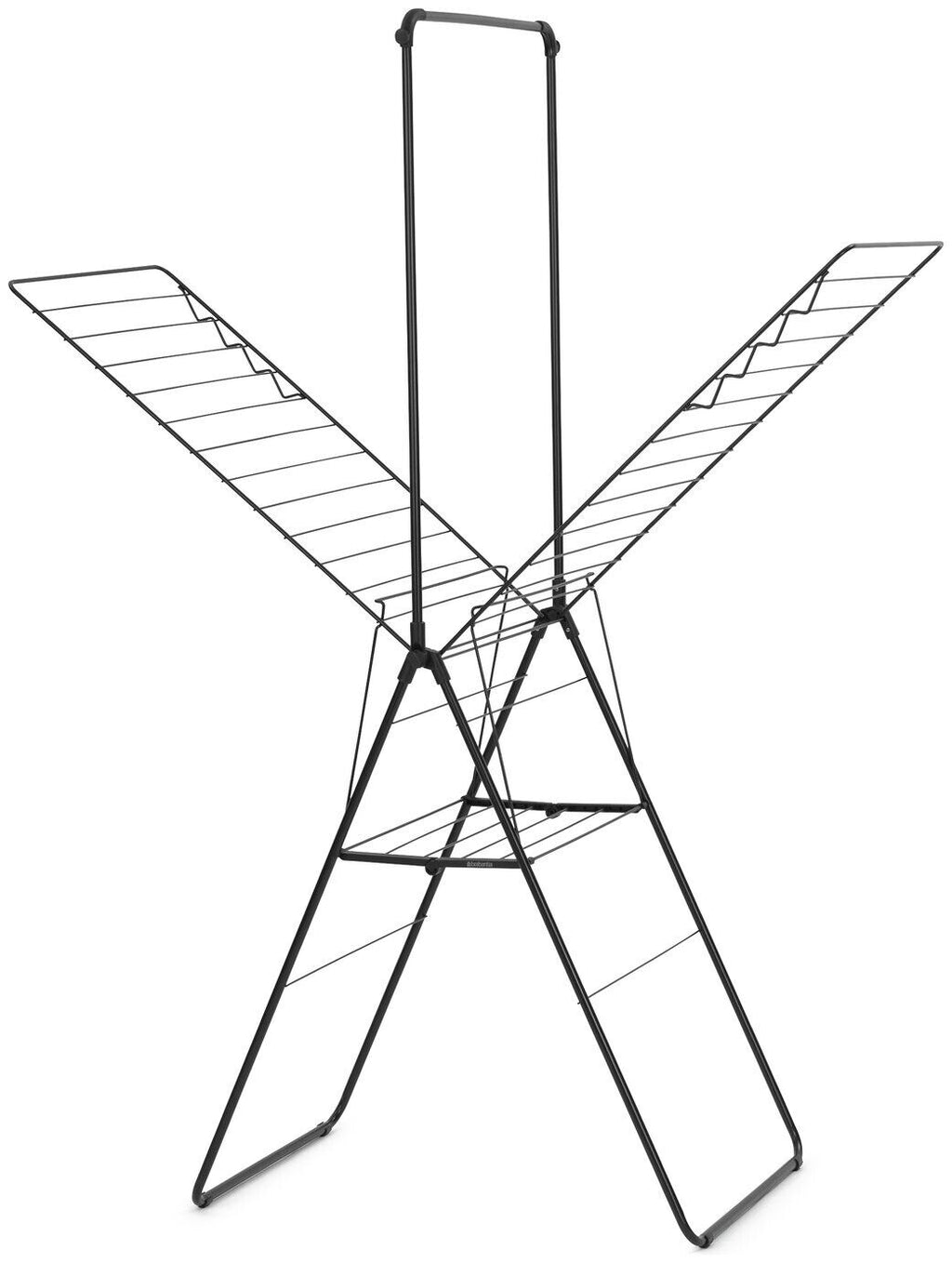 Brabantia 25m Hang On Clothes Airer with Rod - Black