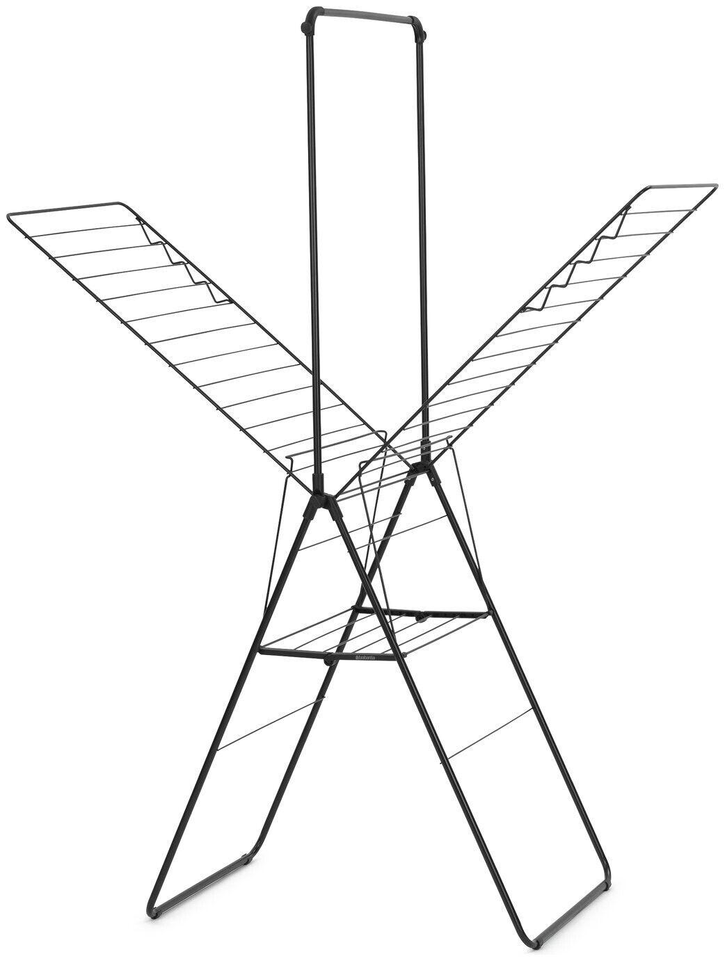 Brabantia 25m Hang On Clothes Airer with Rod - Black