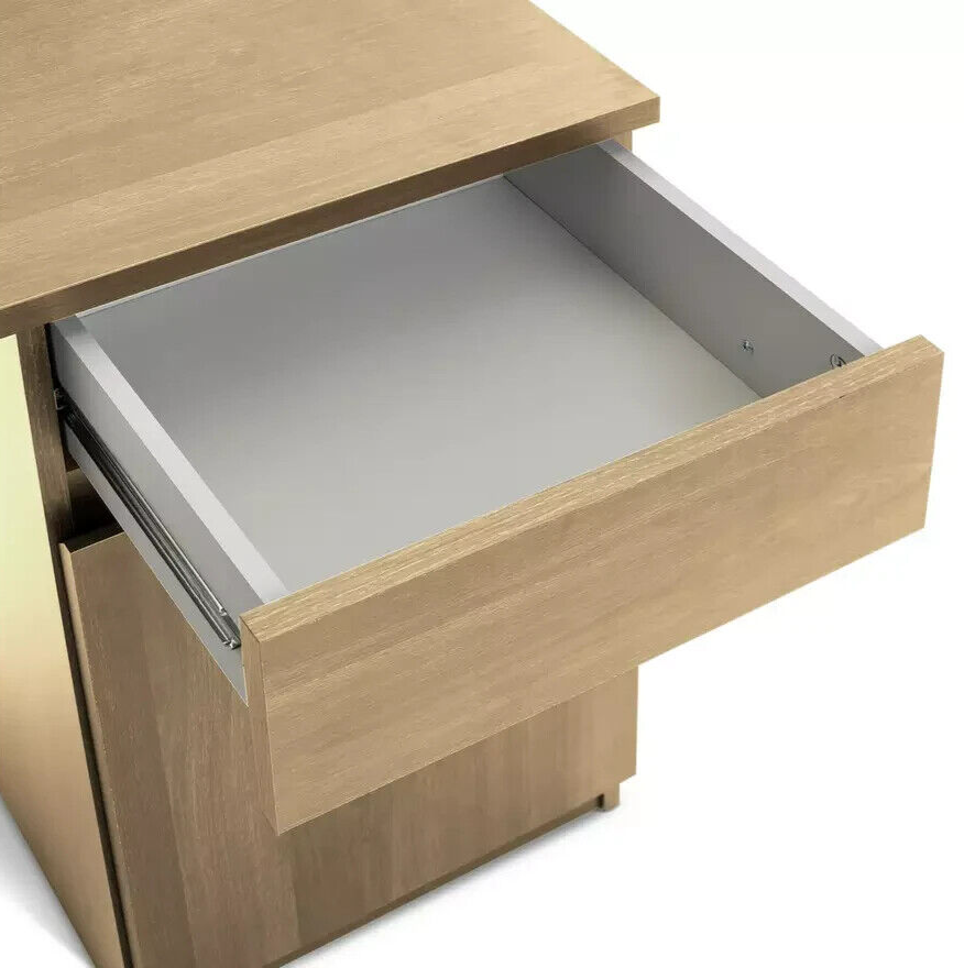 Habitat Jenson 1 Drawer Office Desk - Oak